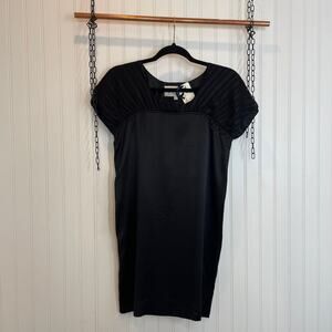 NWT Robin Women’s Silk Black Mini Sheath Dress Size 0